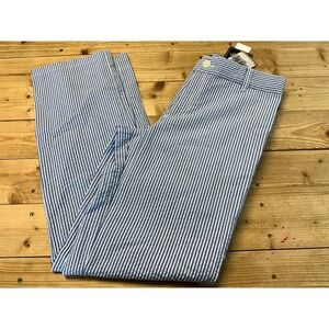 E-Land Kids Blue White Seersucker Striped Pants Boys Size 14 Preppy Dress Pant